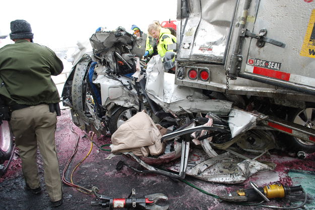 Rescue. Photo by Wyoming Highway Patrol.