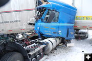 I-80 crash. Photo by Wyoming Highway Patrol.