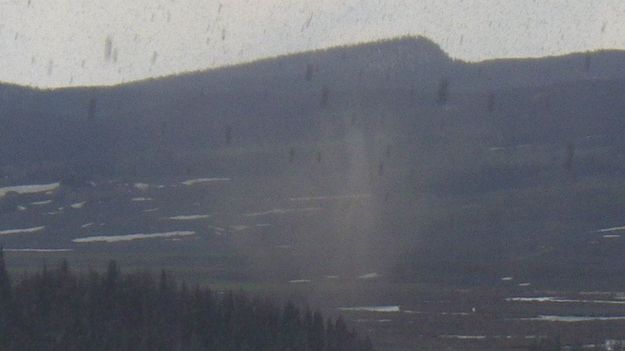 Funnel in the lake. Photo by Kathy Raper.