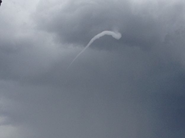 Funnel cloud. Photo by Amy Hemenway.