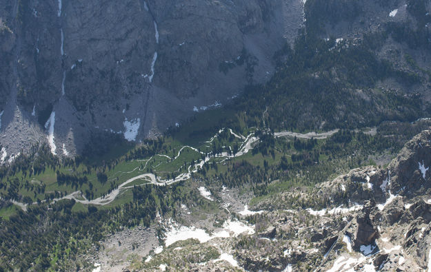 Upper New Fork Canyon. Photo by Wyoming AeroPhoto.