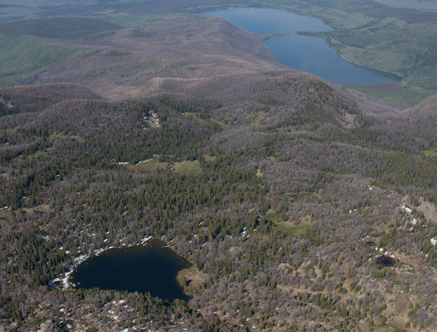 Rainbow Lake. Photo by Wyoming AeroPhoto.