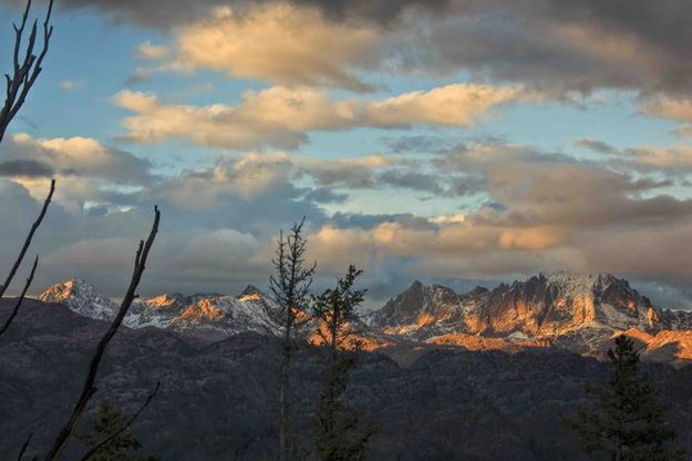 First dusting. Photo by Dave Bell.