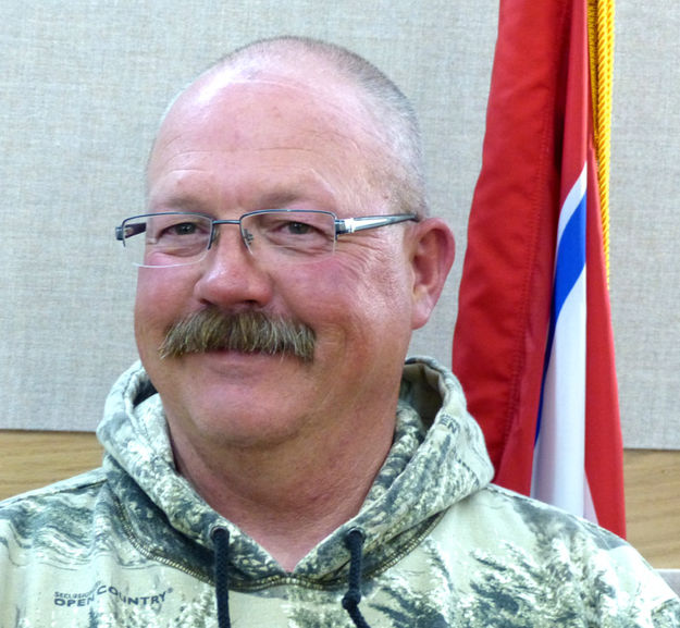 Stephen Haskell - new Sheriff. Photo by Dawn Ballou, Pinedale Online.