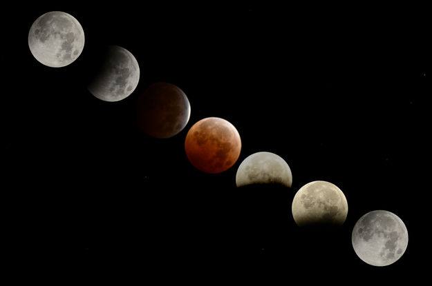 Total Lunar Eclipse. Photo by Arnold Brokling.