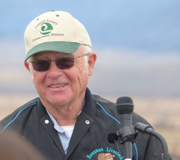 Rancher Brad Bousman. Photo by Dawn Ballou, Pinedale Online.