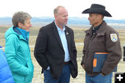 Coming together for sage grouse. Photo by Dawn Ballou, Pinedale Online.