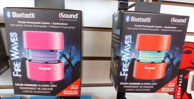 Wireless portable speakers. Photo by Dawn Ballou, Pinedale Online.