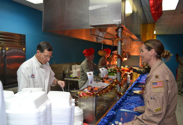 Serving the 187th. Photo by Senator Barrasso's office.