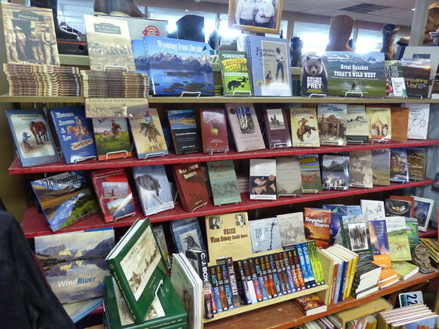 Books. Photo by Dawn Ballou, Pinedale Online.