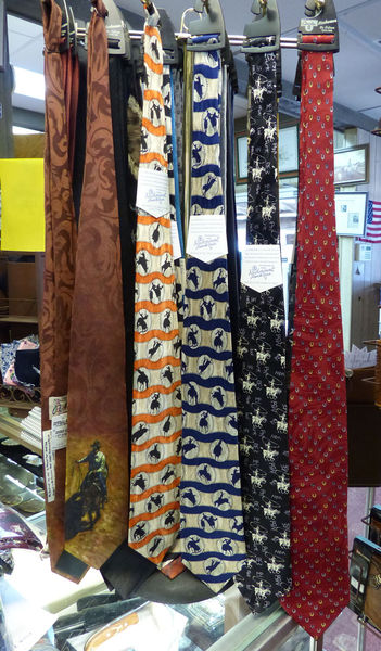Cowboy ties. Photo by Dawn Ballou, Pinedale Online.