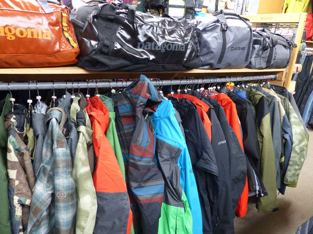 Travel bags and jackets. Photo by Dawn Ballou, Pinedale Online.