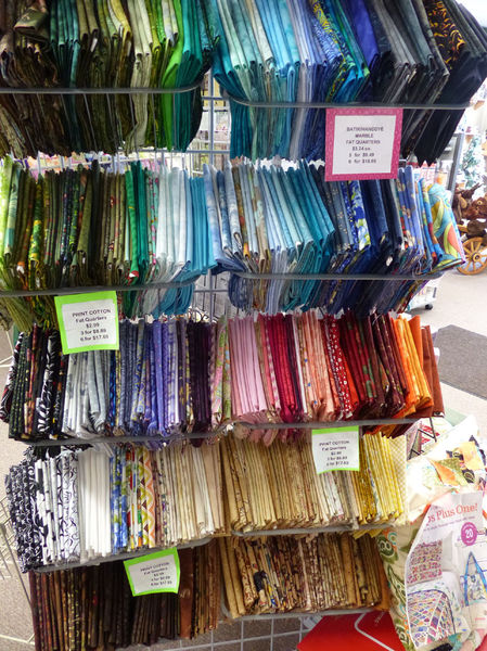 Fat quarters. Photo by Dawn Ballou, Pinedale Online.