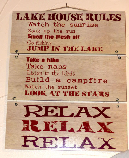 Lakehouse rules. Photo by Dawn Ballou, Pinedale Online.