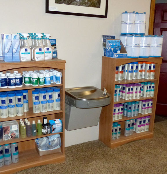 Spa supplies. Photo by Dawn Ballou, Pinedale Online.