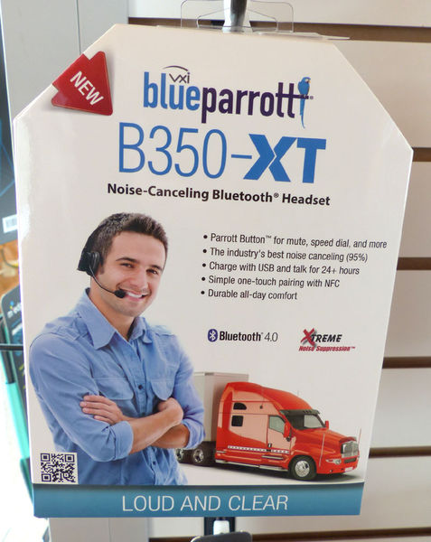 Noise cancelling Bluetooth headset. Photo by Dawn Ballou, Pinedale Online.