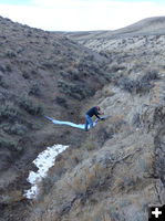 Drainage work. Photo by Dawn Ballou, Pinedale Online.