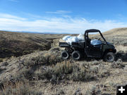 Shuttling supplies. Photo by Dawn Ballou, Pinedale Online.