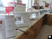 Sewing machines for sale. Photo by Dawn Ballou, Pinedale Online.