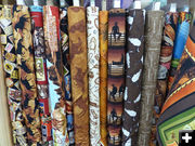 Westerm fabric. Photo by Dawn Ballou, Pinedale Online.
