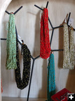 Necklaces. Photo by Dawn Ballou, Pinedale Online.