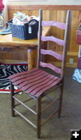Chair. Photo by Dawn Ballou, Pinedale Online.