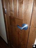 ADA door handles. Photo by Dawn Ballou, Pinedale Online.