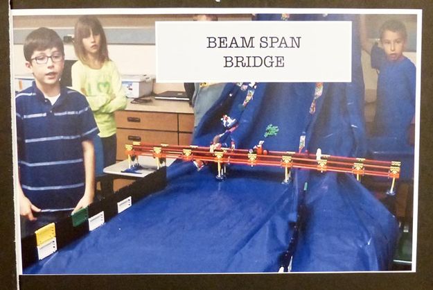 Beam spam bridge. Photo by Dawn Ballou, Pinedale Online.