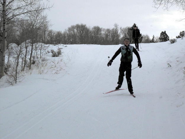 Groomed trails. Photo by Mike Looney.