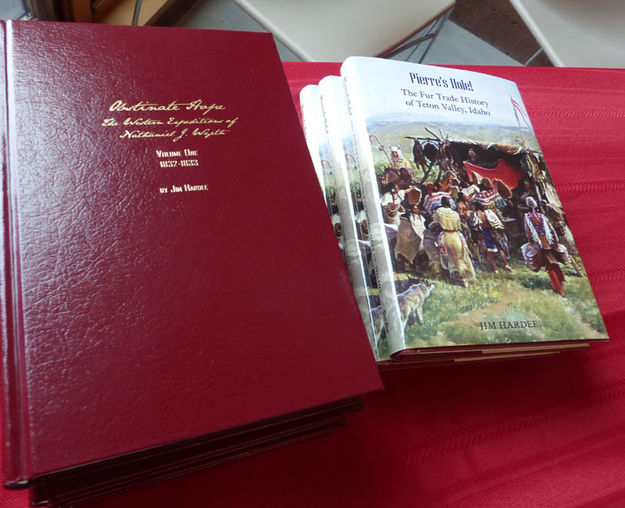 Museum books. Photo by Dawn Ballou, Pinedale Online.