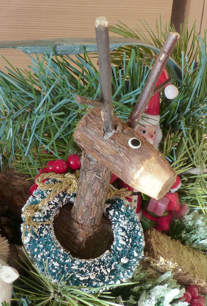 Reindeer detail. Photo by Dawn Ballou,, Pinedale Online.