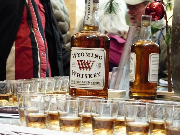 Wyoming Whiskey tasting. Photo by Dawn Ballou, Pinedale Online.