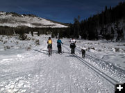 Skiing fun. Photo by Mike Looney, Sublette County Recreation Board.