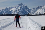 Winter X-C Skiing. Photo by Jackie Skaggs, Grand Teton National Park.