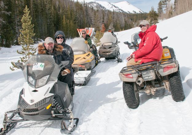 Support team. Photo by Chris Havener.