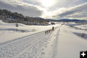 On the trail. Photo by Terry Allen.