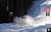 Flying snow. Photo by Terry Allen.