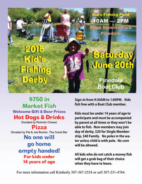 Kids Fishing Derby. Photo by Pinedale Boat Club.