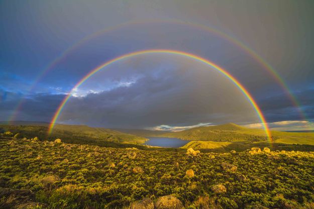 Double Rainbow. Photo by Dave Bell.