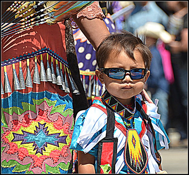 A colorful walk. Photo by Terry Allen.