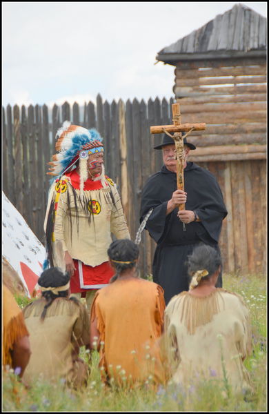 Chief and Priest. Photo by Terry Allen.