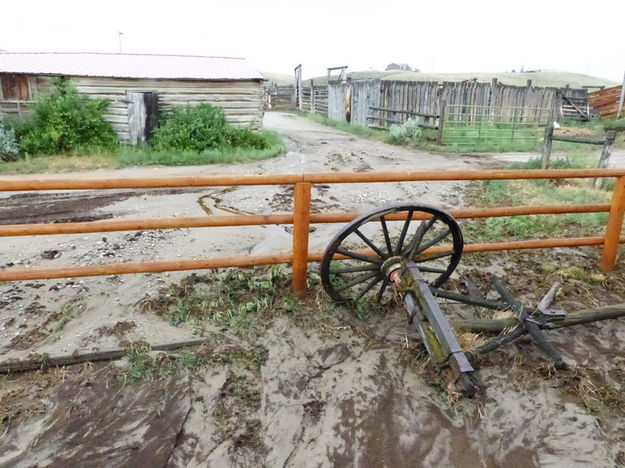 Flood path. Photo by Dawn Ballou, Pinedale Online.