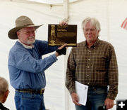 National Register Plaque. Photo by Dawn Ballou, Pinedale Online.