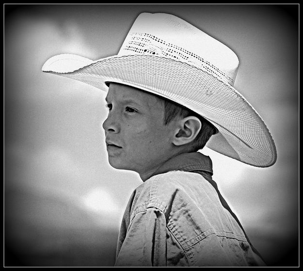 Young Cowboy. Photo by Terry Allen.