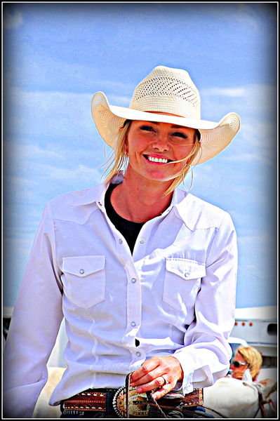 A Roping Smile. Photo by Terry Allen.