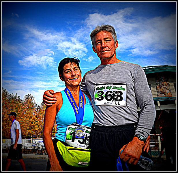 Running Couple. Photo by Terry Allen.