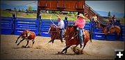 Hula Hoop Heeling. Photo by Terry Allen.