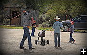 Raising up Ropers. Photo by Terry Allen.