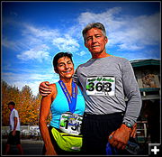 Running Couple. Photo by Terry Allen.