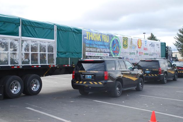 Capitol Christmas Tree. Photo by Wyoming Highway Patrol.